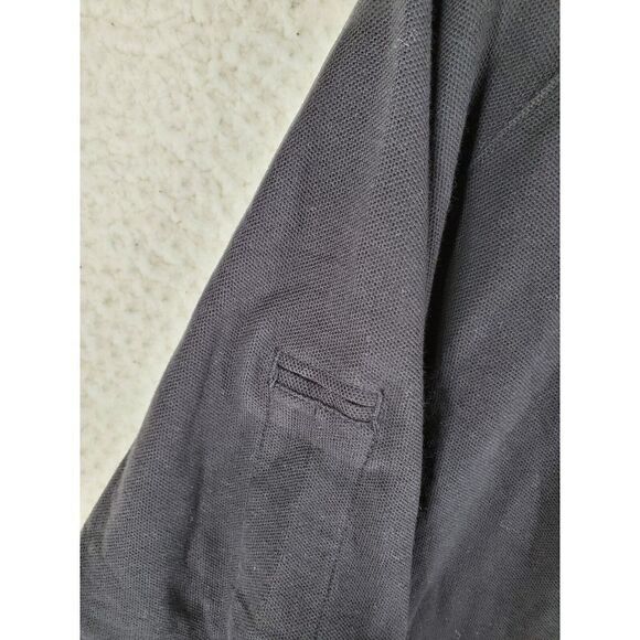 Vertx Polo Shirt Mens XL Black Pique Cotton SS Sleeve Pocket - Picture 8 of 10